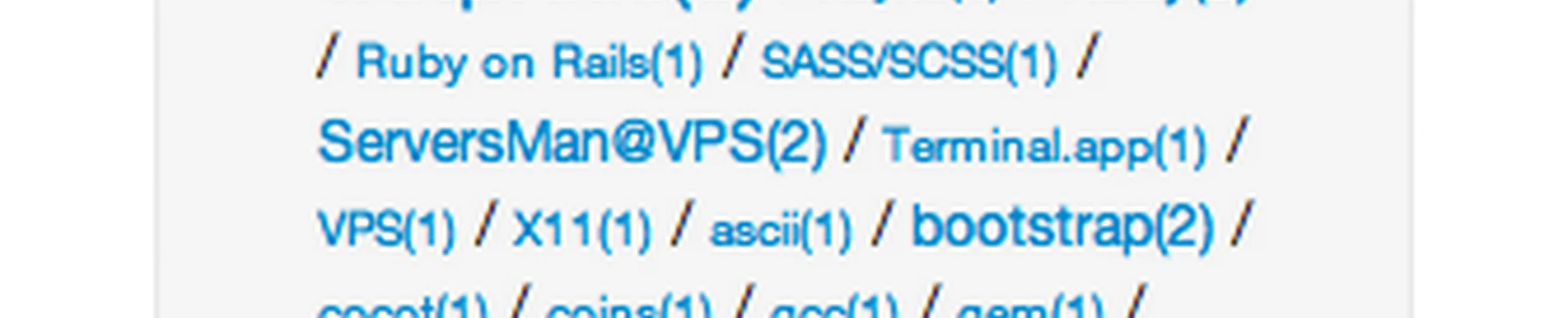 Octopressでカテゴリーの一覧みたいのを実装する
