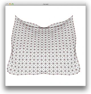 布のシュミレーション