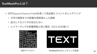 TextMeshProとは？