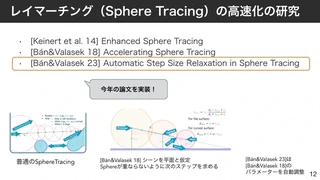 レイマーチング（Sphere Tracing）の高速化の研究