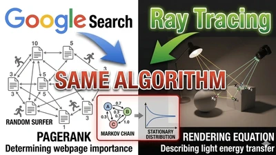 Google Search and Ray Tracing Were Driven by the Same Mathematical Algorithm: A 1998 Miracle in Computer Science featured image